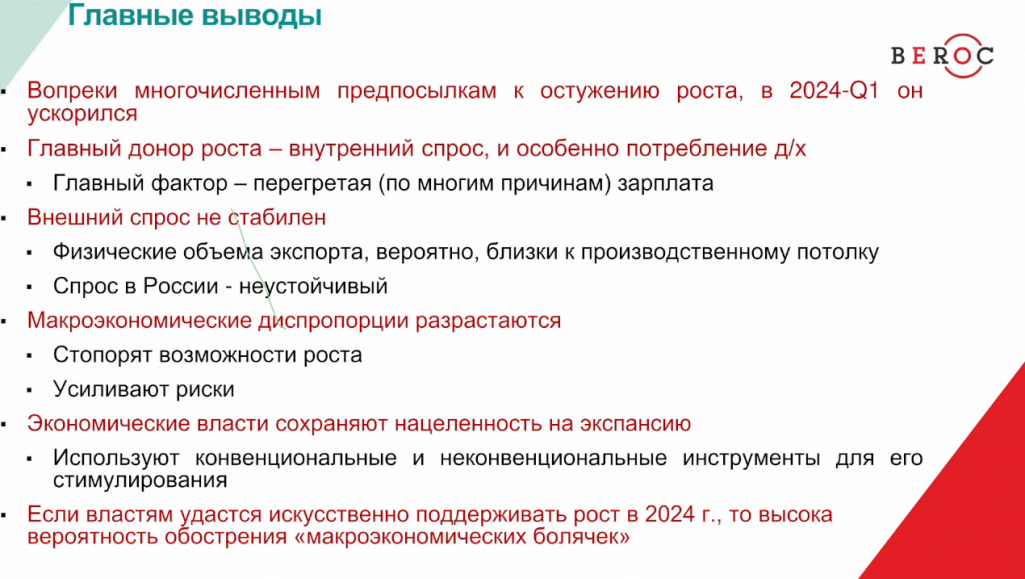 Матэрыялы «Маніторынгу беларускай эканомікі» даследчага цэнтру BEROC. (Крыніца: BEROC)