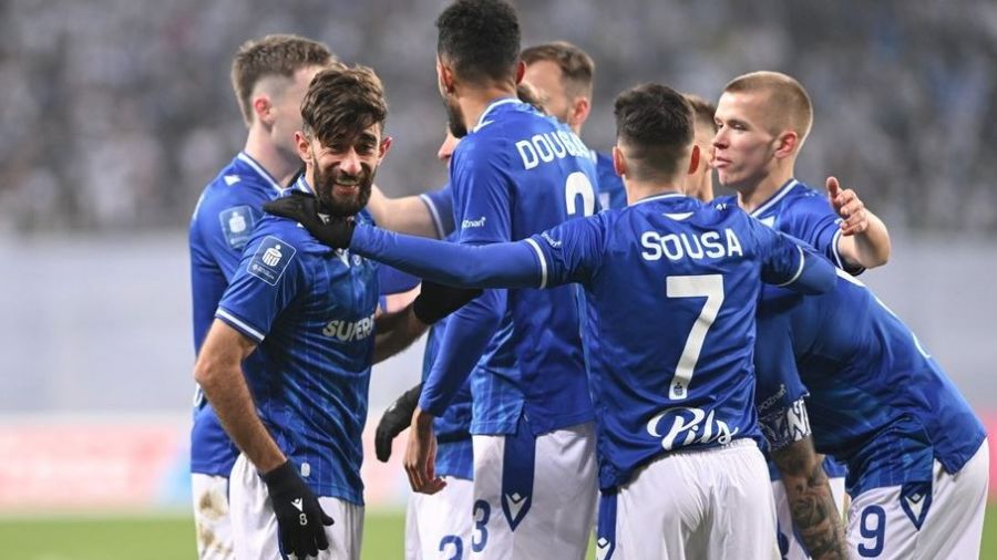 Eliminacje Ligi Mistrzów, Lech Poznań – Breidablik, Kolejorz, Breidablik (fot. PAP/Jakub Kaczmarczyk)