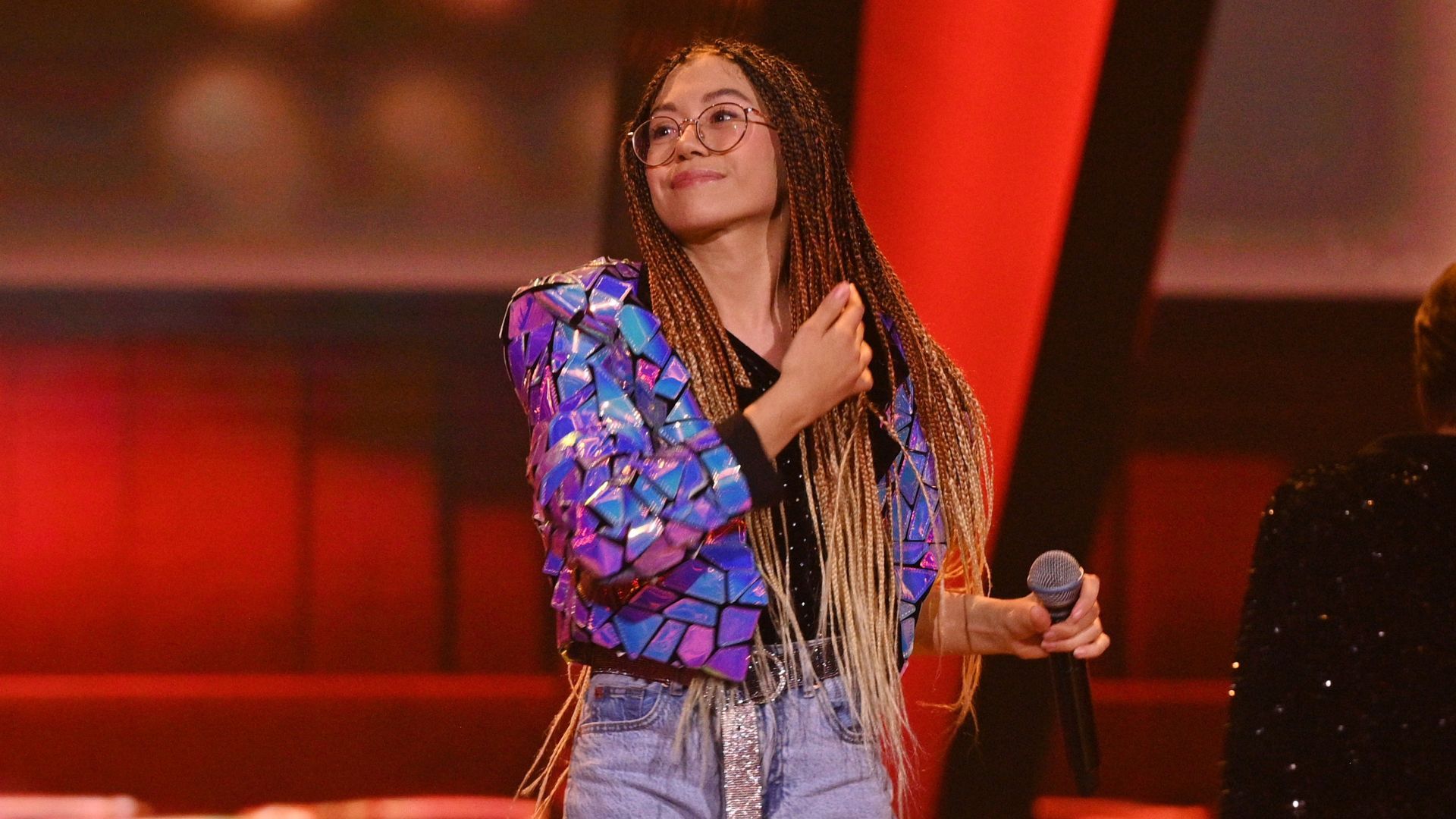 Później przyszedł czas na występ Marysi Stefanowskiej. Zdecydowała się na kawałek „Saving All My Love for You” Whitney Houston. Fot. Jan Bogacz/TVP