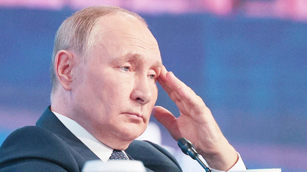 Czy Putin ma powody do zmartwienia? (fot. PAP/EPA/VLADIMIR SMIRNOV TASS Host Photo Agency HANDOUT)