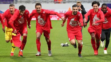 Piłkarze Red Bull Salzburg (fot. Getty Images)