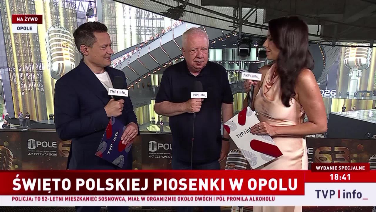 Pierwszy dzień Festiwalu Piosenki Polskiej w Opolu