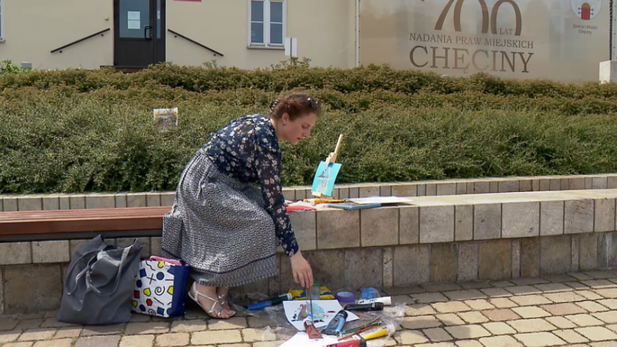 Pocztówki Chęcińskie 2025. Międzynarodowy plener malarski w mieście pod zamkiem