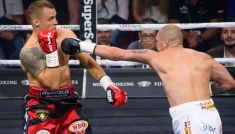 Mairis Briedis i Krzysztof Głowacki (fot. PAP/Photoshot)