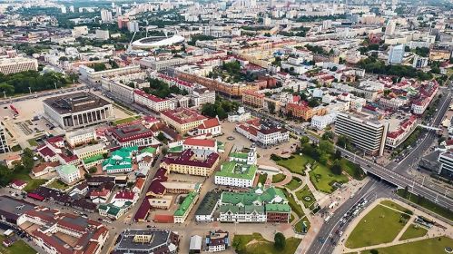 Гістарычны цэнтр Менску. Фота: minsknews.by