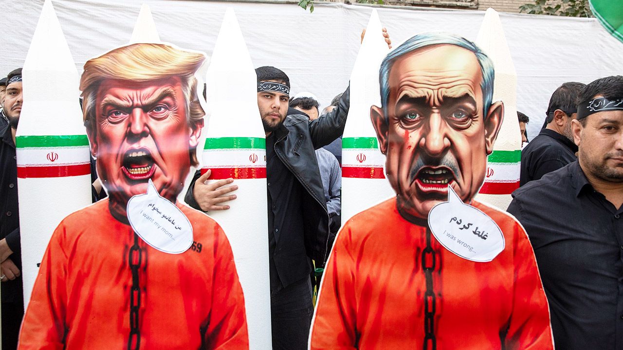 Zdjęcie Netanjahu jako tarcza do celowania. „Ustalimy czas waszej śmierci”