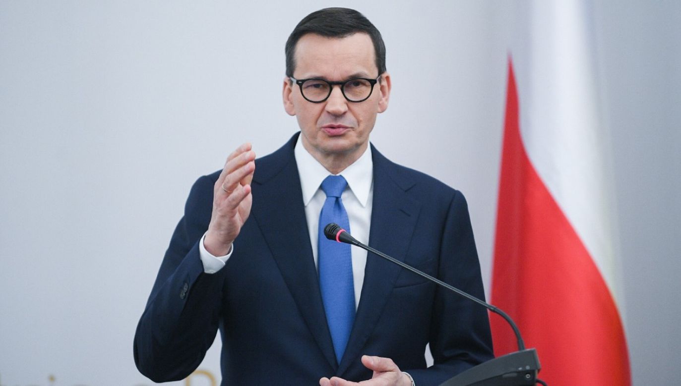 Premier Mateusz Morawiecki skrytykował decyzję MKOl (fot. PAP/Marcin Obara)