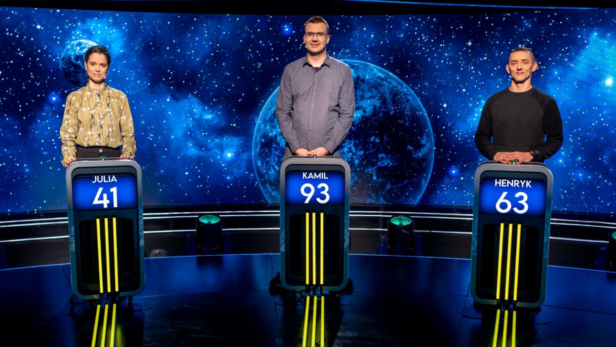 Finaliści 18. odcinka 148. edycji: Julia Kościuk-Załupka, Kamil Korzekwa i Henryk Wierciński.