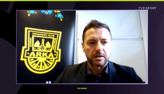 Pertkiewicz o niewpuszczeniu kibiców Wisły: nie dostaliśmy zgody od policji (fot.TVP SPORT)