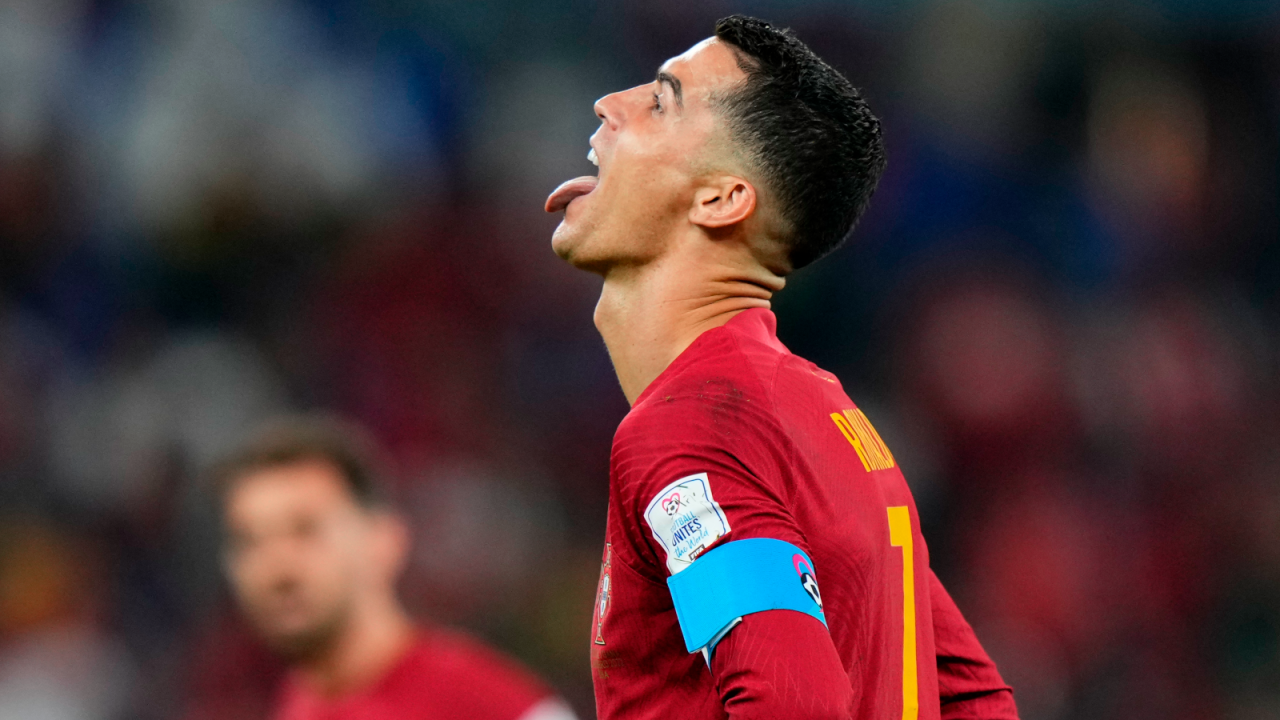 Cristiano Ronaldo w czwartkowy wieczór przeszedł do historii (fot. Getty)
