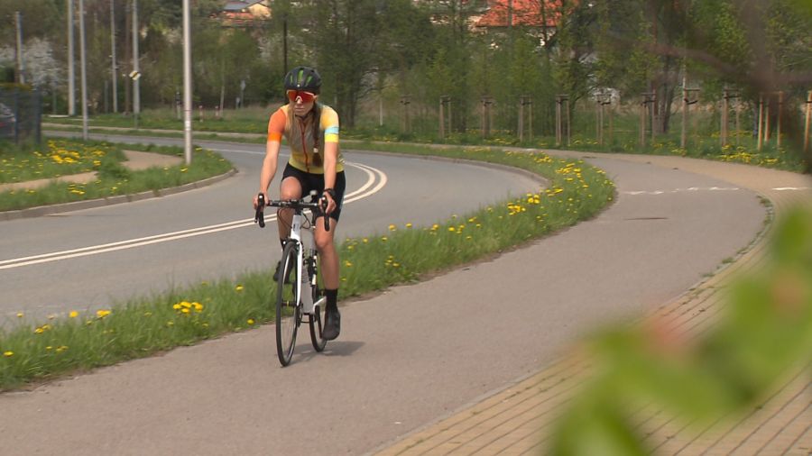 Planowana trasa regionalna z Tychów do Bierunia liczyć będzie 3 kilometry. Fot. TVP3 Katowice