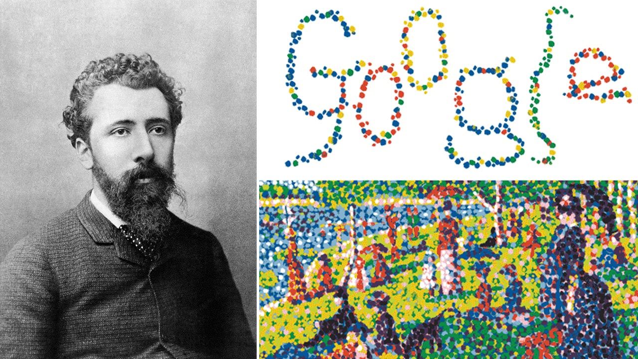 Inspiracją dla Google'a była rocznica urodzin Georges'a Seurata (fot. Forum/Granger History Collection; Google)