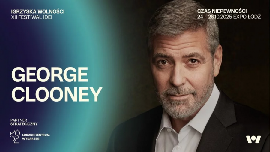 George Clooney gościem Igrzysk Wolności 2025 w Łodzi/Fot. UMŁ