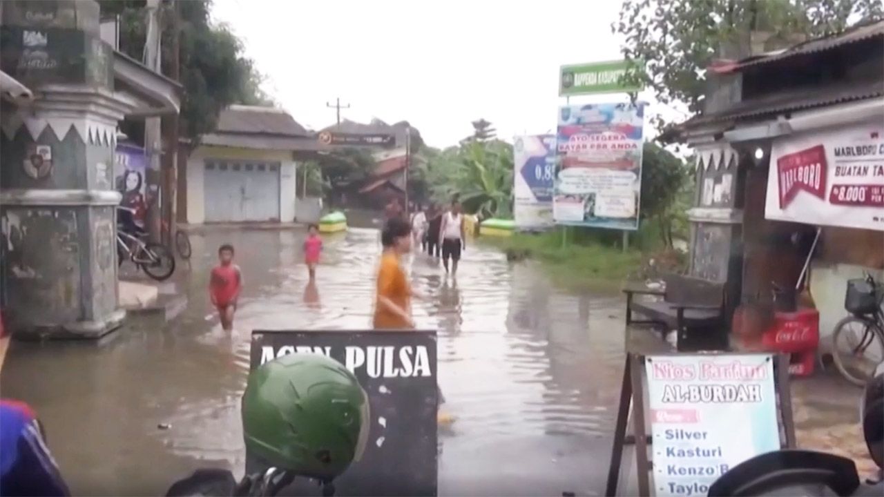 Powódź w Jawie Środkowej (fot. EBU/TELEVISI REPUBLIK INDONESIA)