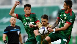 Śląsk Wrocław podejmie w piątek w derbach Dolnego Śląska zespół Zagłębia Lubin (fot. PAP)