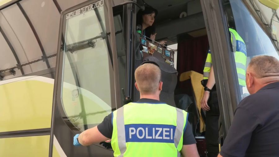 Polacy odpowiadają na niemieckie kontrole (fot. TVP3 Wrocław)
