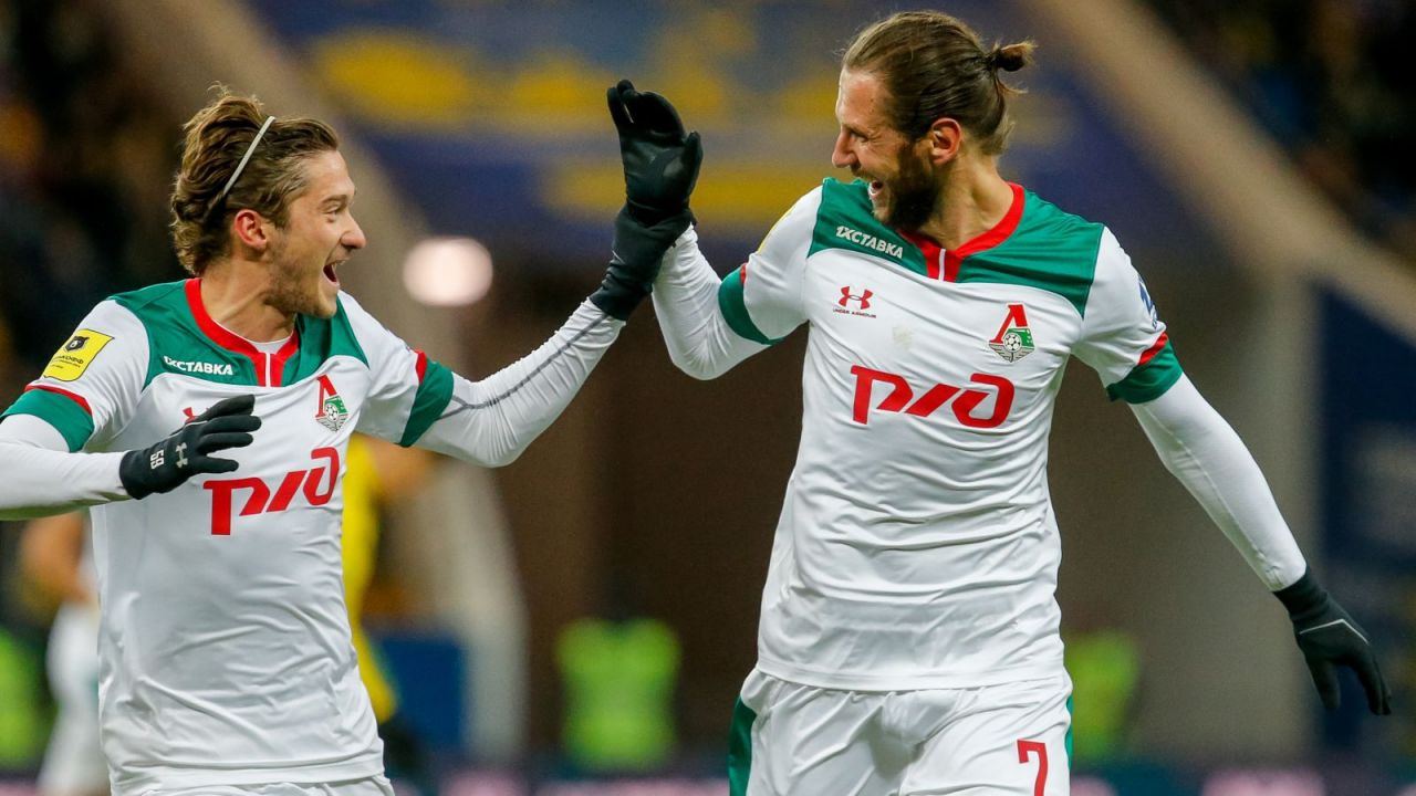 Grzegorz Krychowiak ze zwycięskim golem dla Lokomotiwu Moskwa w meczu z Ufą
