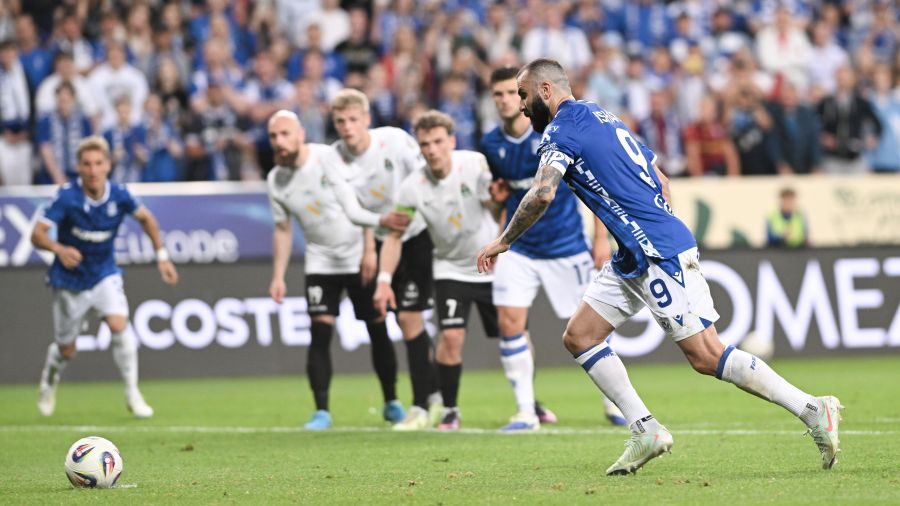 Lech Poznań – Breidablik, Kolejorz, Liga Mistrzów (fot. PAP/Jakub Kaczmarczyk)