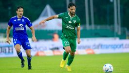 Davo (L) oraz Filipe Nacimento (P) w meczu Radomiaka Radom z Wisłą Płock rozegranym w ramach rozgrywek PKO BP Ekstraklasy (fot. 400mm.pl/Kacper Pacocha)