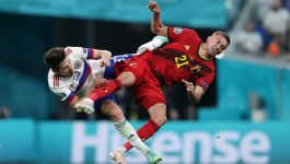 Timothy Castagne nie zagra już na Euro 2020 z powodu kontuzji (fot. Getty) Timothy Castagne nie zagra już na Euro 2020 z powodu kontuzji (fot. Getty)