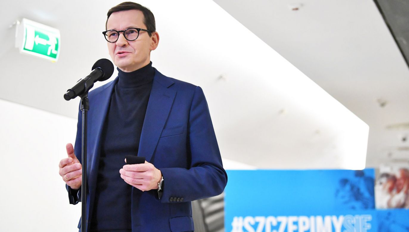 Mateusz Morawiecki (fot. PAP/Radek Pietruszka)