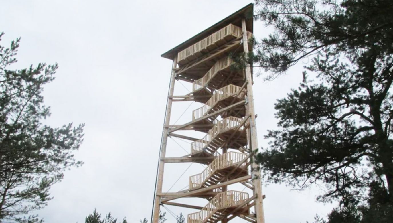 Wieża widokowa w Świętnie (fot. UM Wolsztyn)
