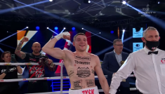 GIA Challenger's Boxing Night 1. Przemysław Zyśk wygrał z Jose Luisem Castillo (fot. TVP Sport)