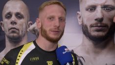 Robert Parzęczewski przed galą MB Boxing Night 7 (fot. TVP)