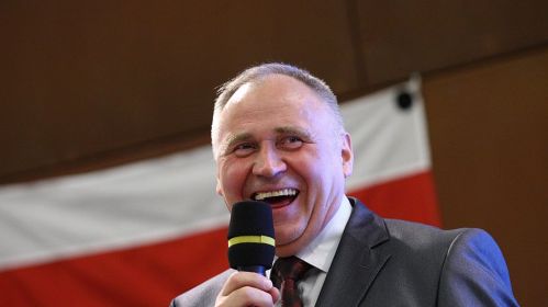 Мікола Статкевіч. Фота: Michal Fludra/NurPhoto via Getty Images