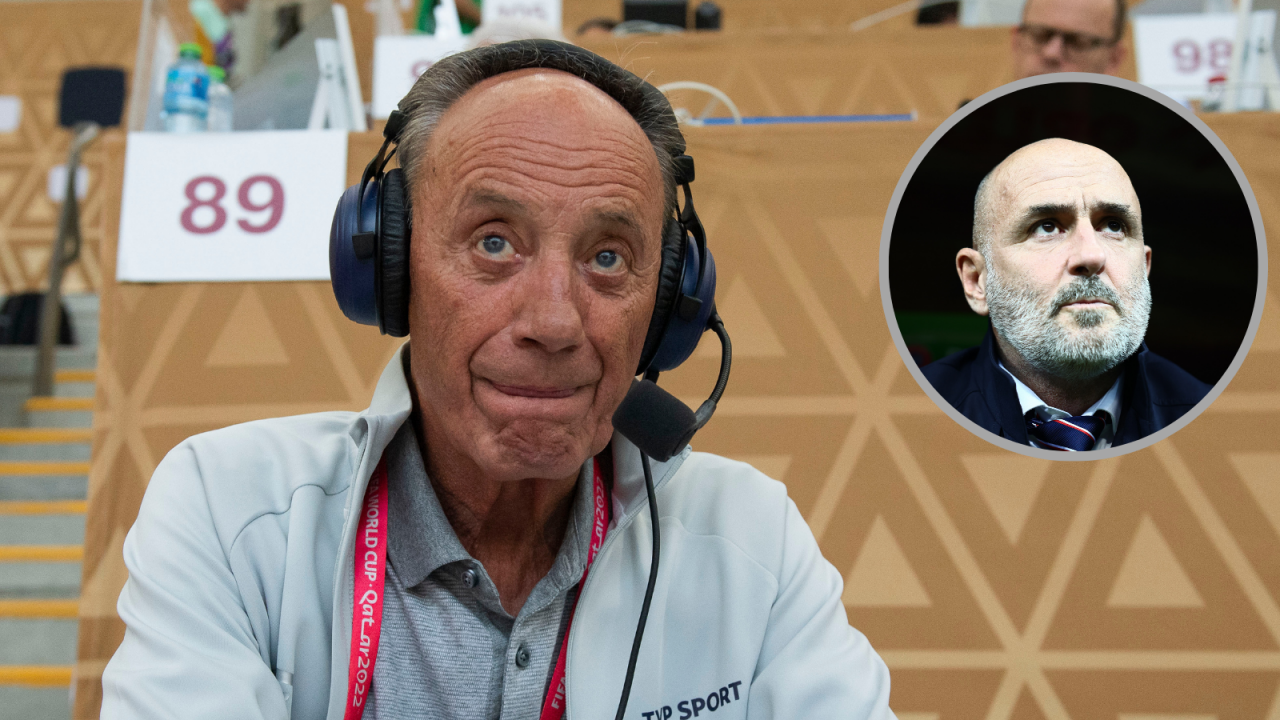 Dariusz Szpakowski i Michał Probierz (fot. Getty)