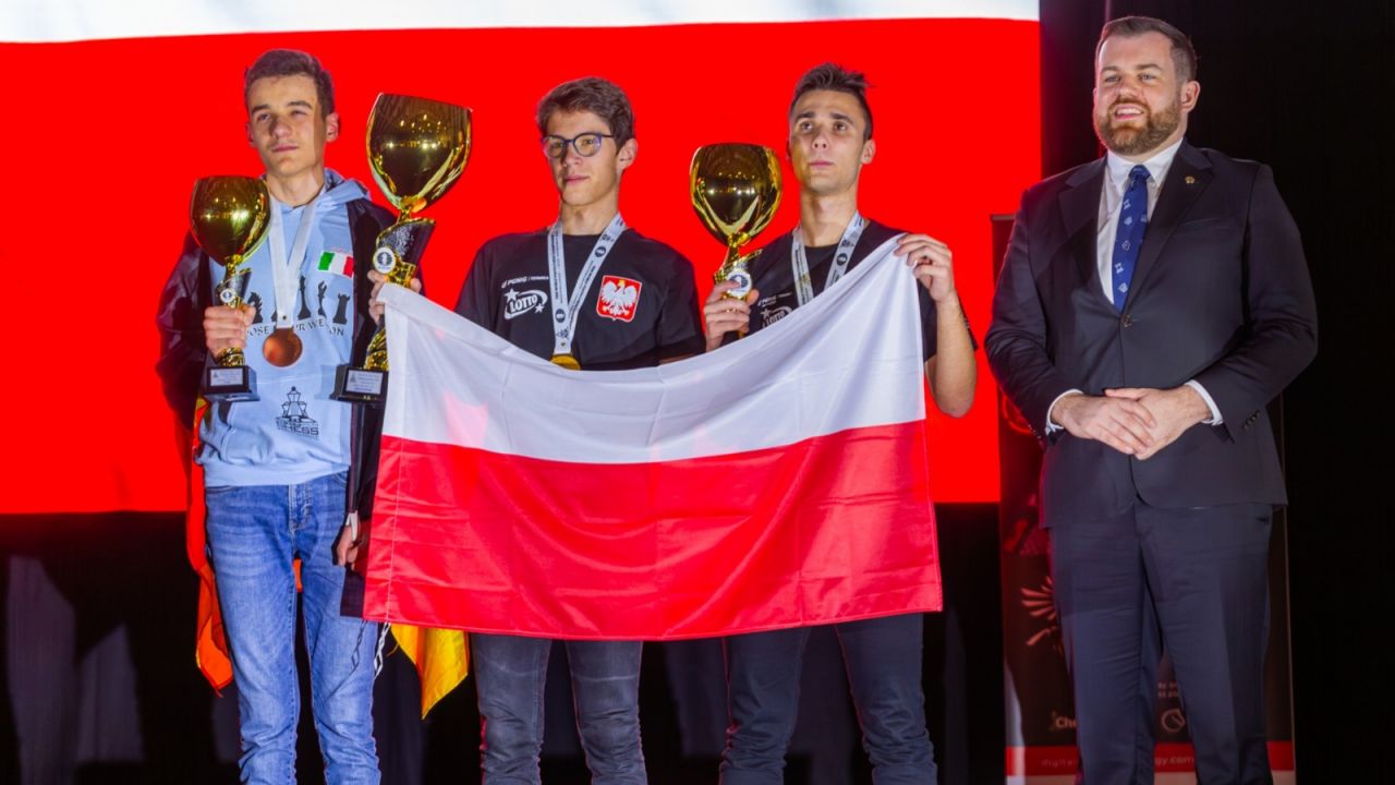 Jakub Seemann i Paweł Sowiński mistrzami świata w szachach w swoich kategoriach wiekowych (fot. informacja prasowa)