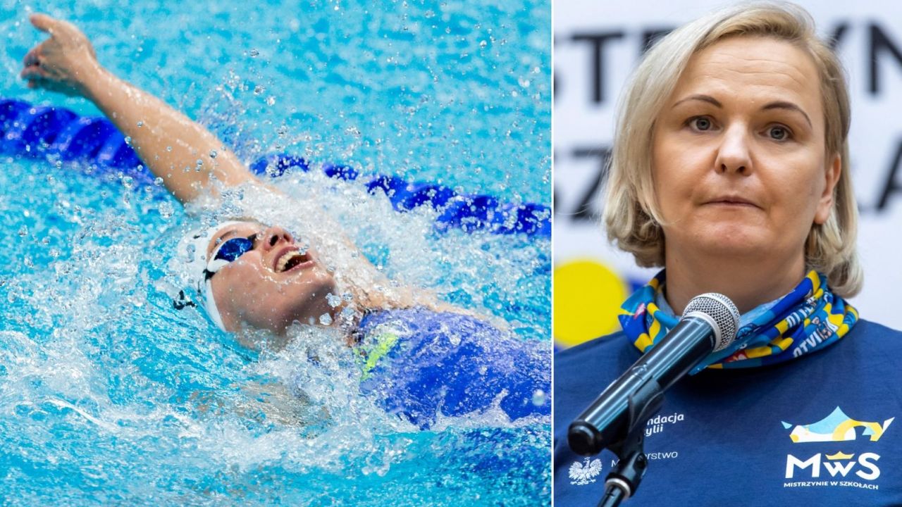 Otylia Jędrzejczak (fot. PAP / Getty)