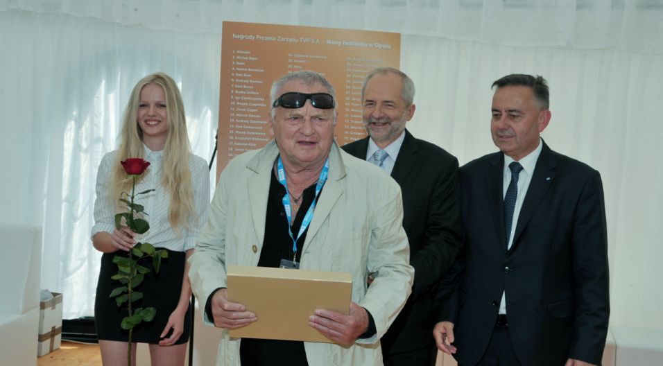 Jerzy Gruza, reżyser festiwalowych koncertów (fot. Ireneusz Sobieszczuk/TVP)