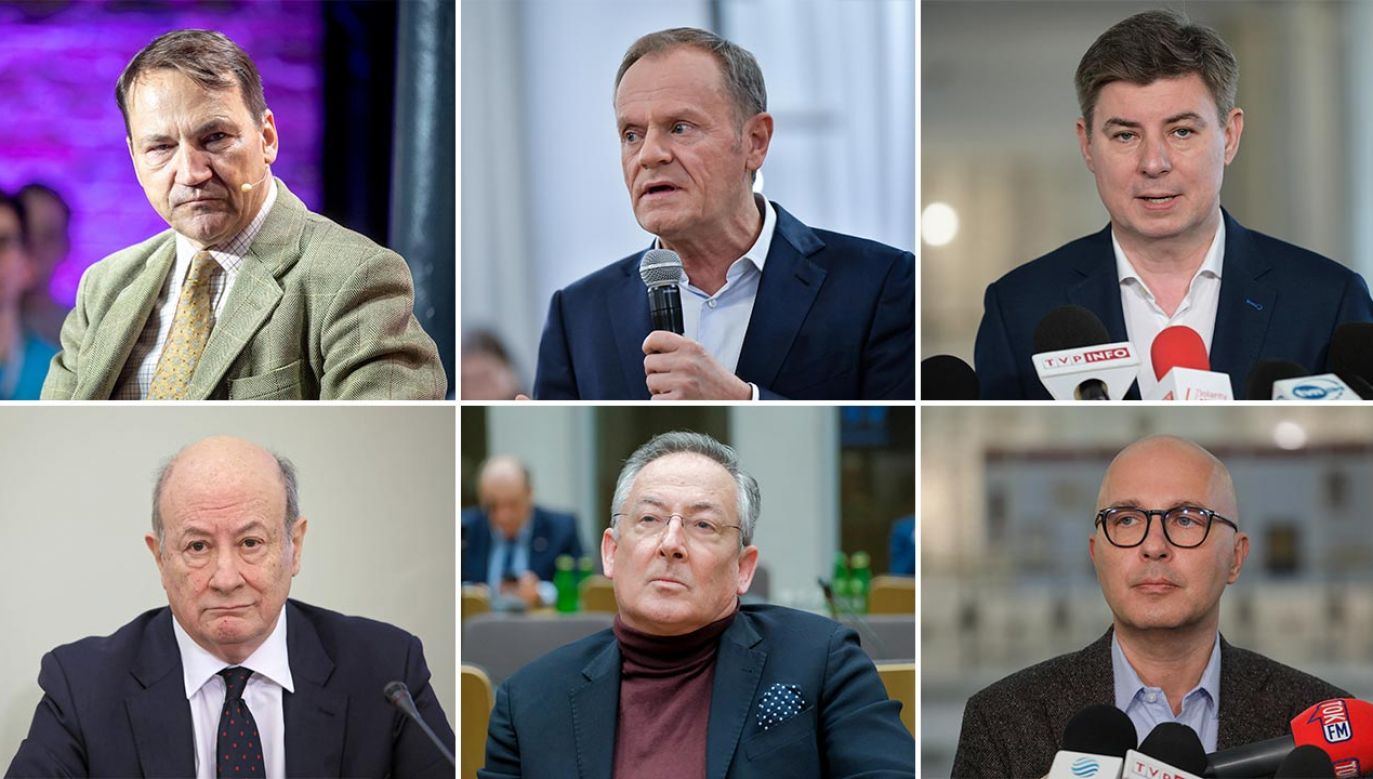 Radosław Sikorski, Donald Tusk, Jan Grabiec i politycy Platformy Obywatelskiej o Ukrainie (fot. PAP)