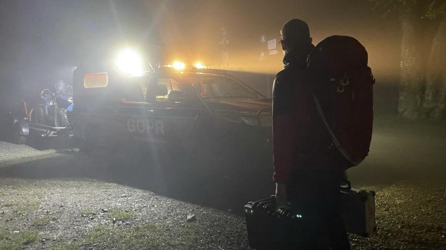 Poszukiwania zakończyły się w jednym z bielskich hoteli. Fot. GOPR Beskidy