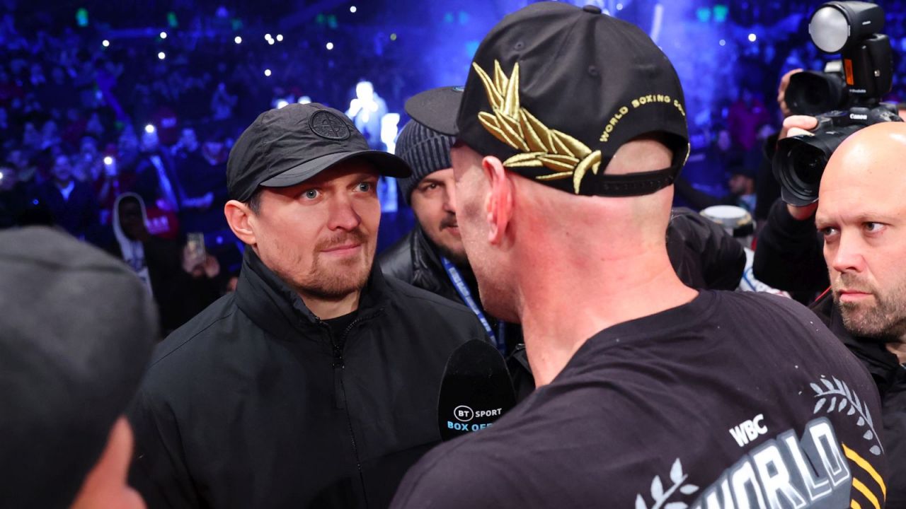 Oleksandr Usyk i Tyson Fury to aktualni mistrzowie świata wagi ciężkiej (fot. Getty Images)