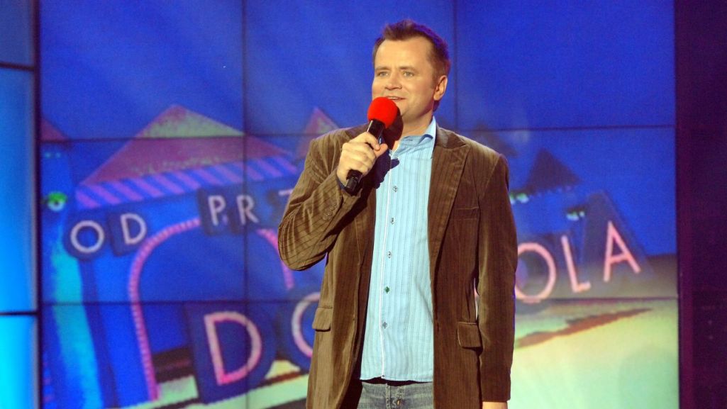 Michał Juszczakowiecz spotkał w programie „Od przedszkola do Opola” wiele dzisiejszych gwiazd (fot. TVP)