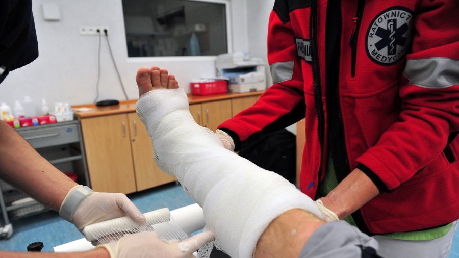 Pół tony gipsu zużył podczas ferii szpital w Zakopanem