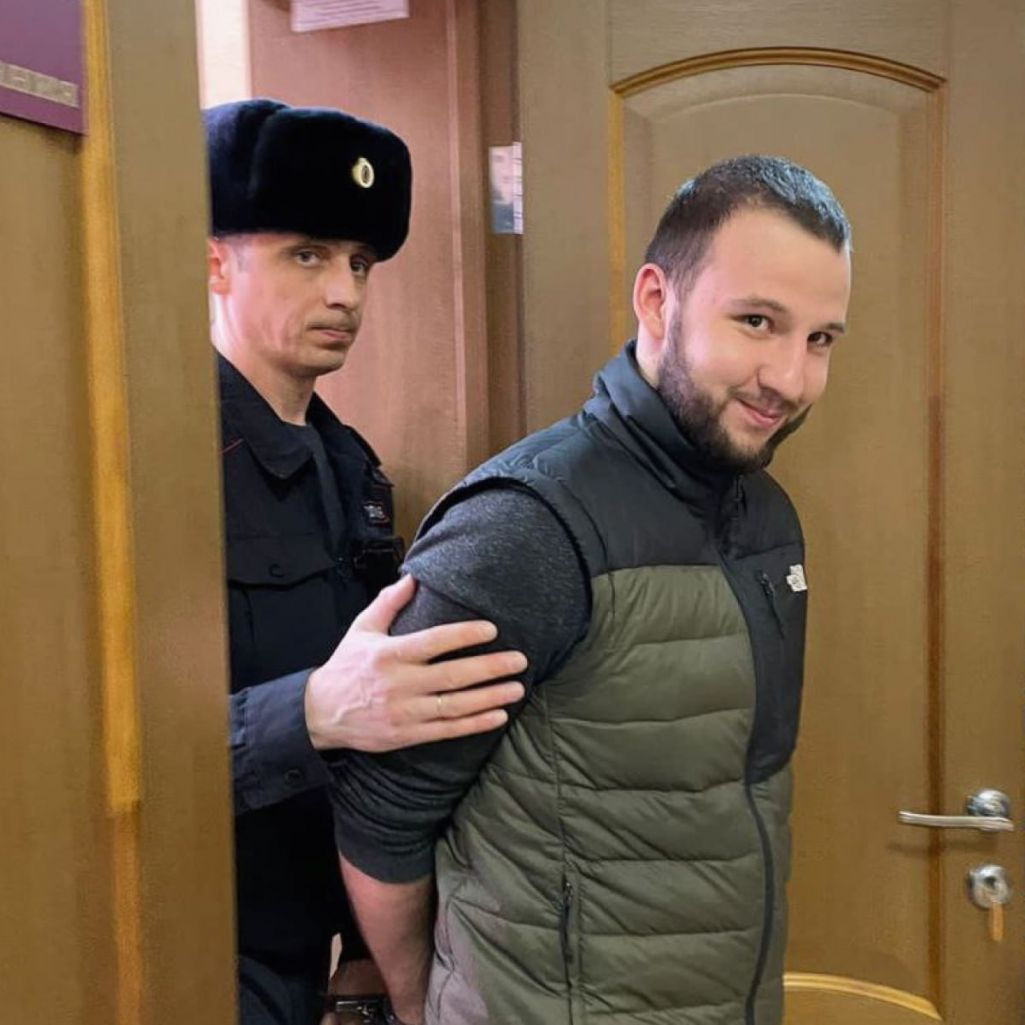 Ілля Бабурын на судзе (Фота: Зона солидарности / Telegram)