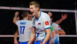 Reprezentacja Słowenii pożegnała się z EuroVolley 2023 (fot. Getty)