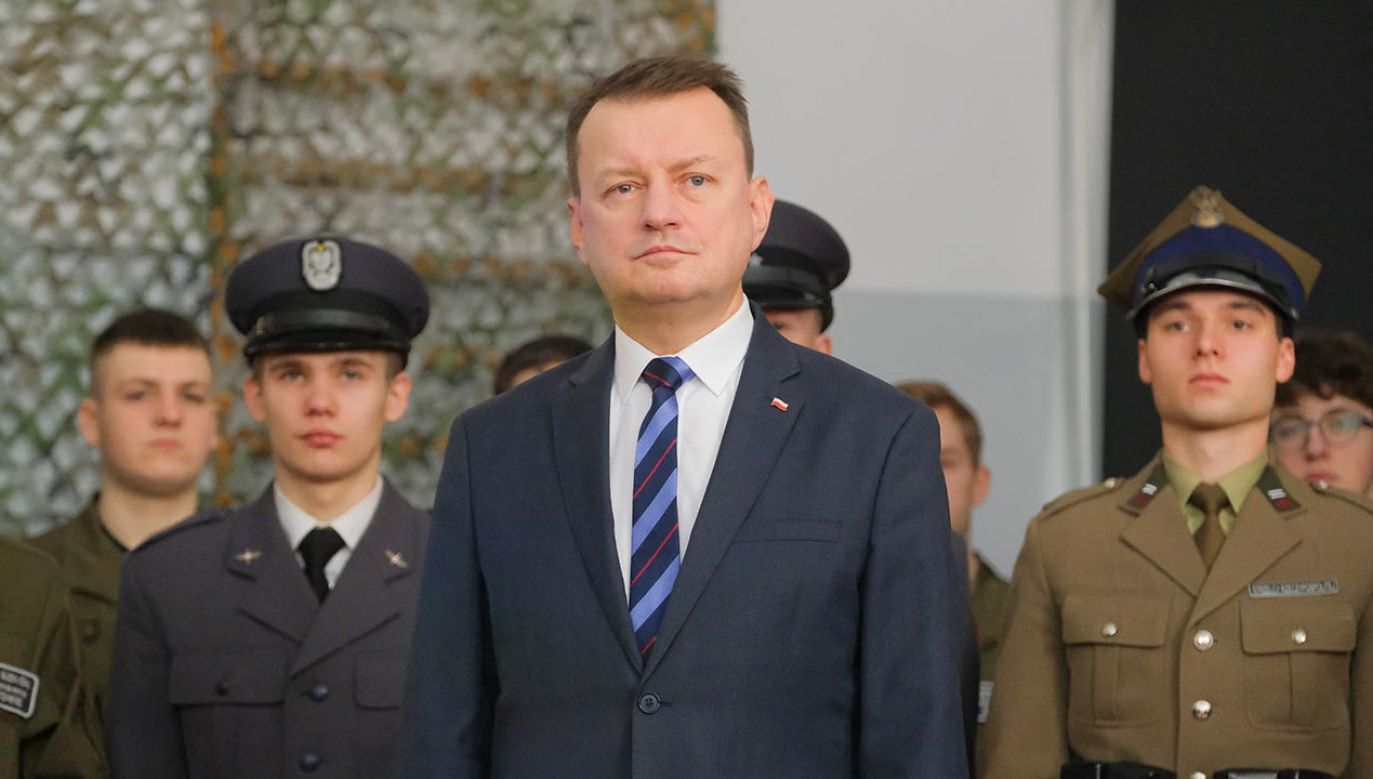 Szef MON Mariusz Błaszczak (fot. PAP/Mateusz Marek)