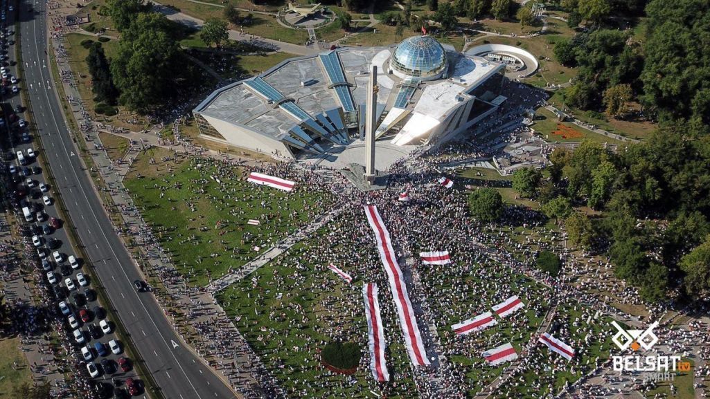 Акцыя пратэсту. Менск, Беларусь. 16 жніўня 2020 года. Фота Белсат