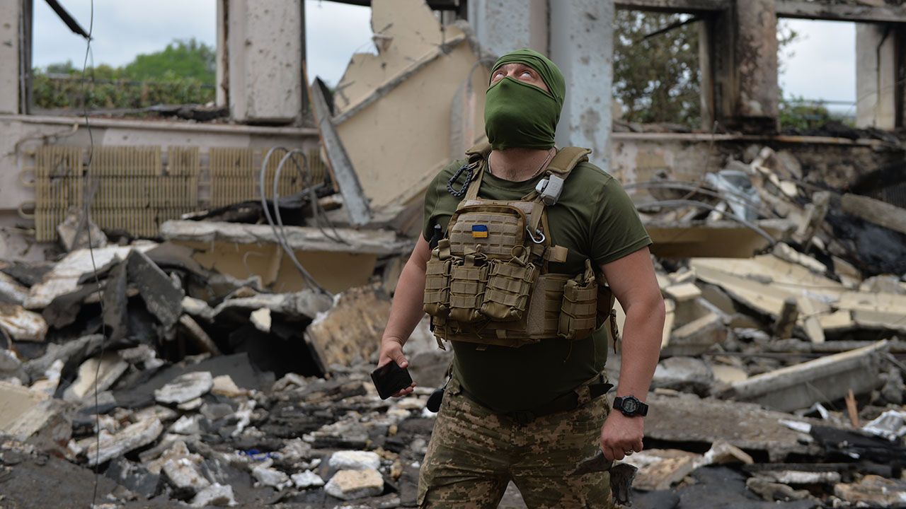 Ukraińcy zadają straty rosyjskiej armii (fot. Sofia Bobok/Anadolu Agency via Getty Images)