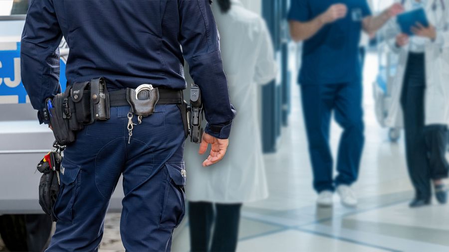Policjanci zatrzymali dwie nietrzeźwe osoby, które zaatakowały lekarza i pielęgniarkę w szpitalu (fot. Shutterstock)
