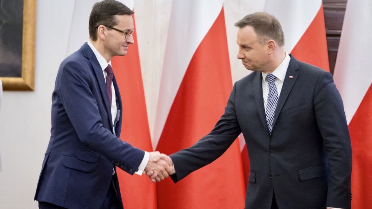 Premier poparł Andrzeja Dudę (fot. Mateusz Wlodarczyk/NurPhoto via Getty Images) Premier poparł Andrzeja Dudę (fot. Mateusz Wlodarczyk/NurPhoto via Getty Images)