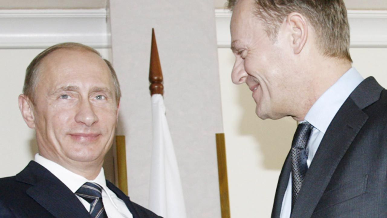 Władimir Putin i Donald Tusk (fot. PAP/EPA)