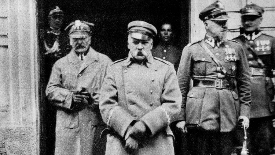 Józef Piłsudski (C).
