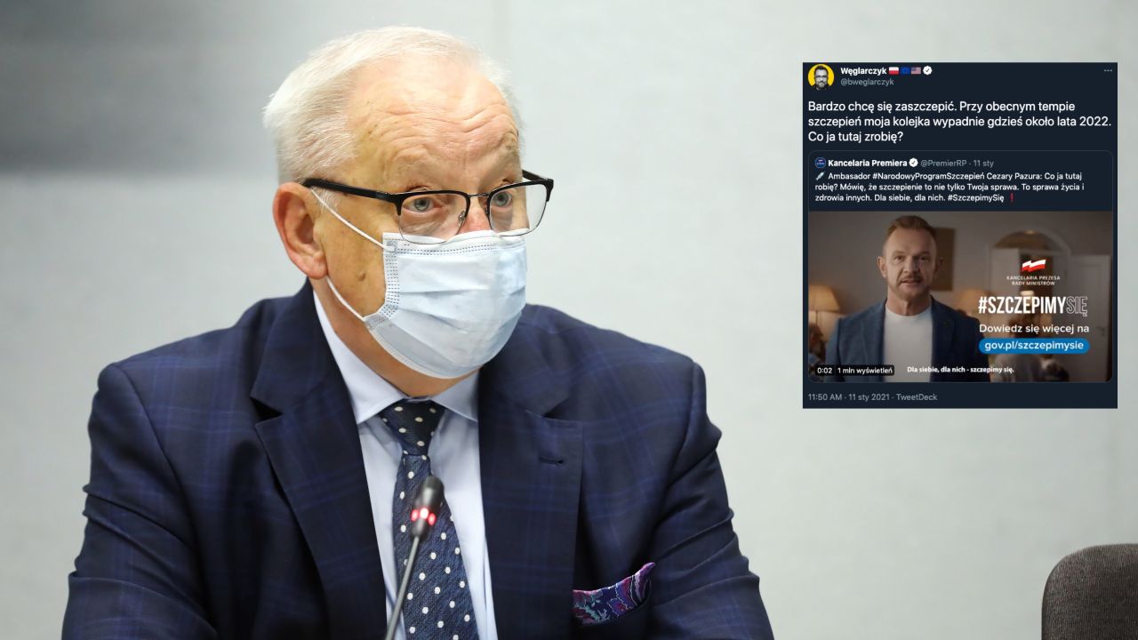 Szczepienia na COVID-19. Bolesław Piecha (PiS) komentuje (fot. PAP/Rafał Guz, Twitter.com/bweglarczyk) Szczepienia na COVID-19. Bolesław Piecha (PiS) komentuje (fot. PAP/Rafał Guz, Twitter.com/bweglarczyk)