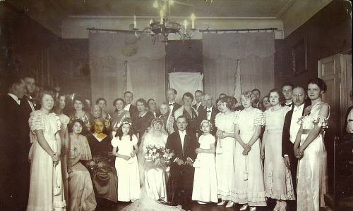 Ślub Andrzeja Jałowieckiego z Konstancją Zabłocką, 1930 rok. Fot. arch. Andrzeja Jałowieckiego