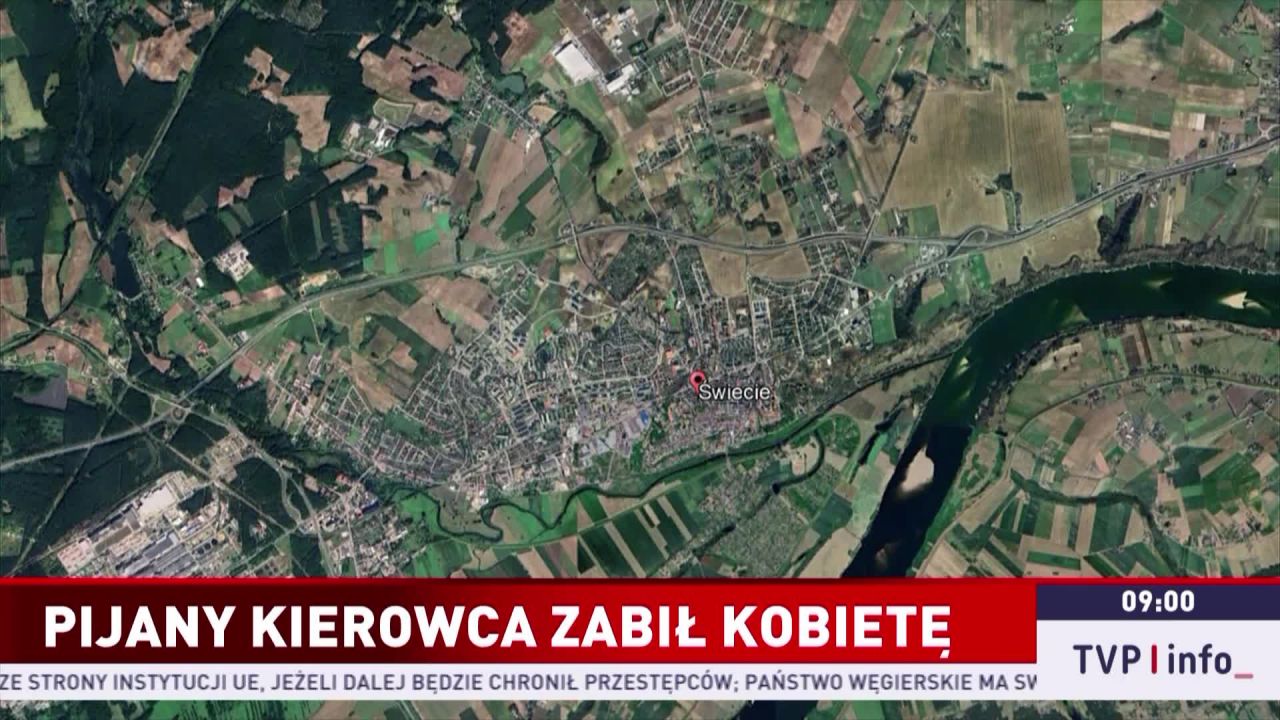 Tragiczny wypadek w Świeciu. Pijany kierowca zabił kobietę